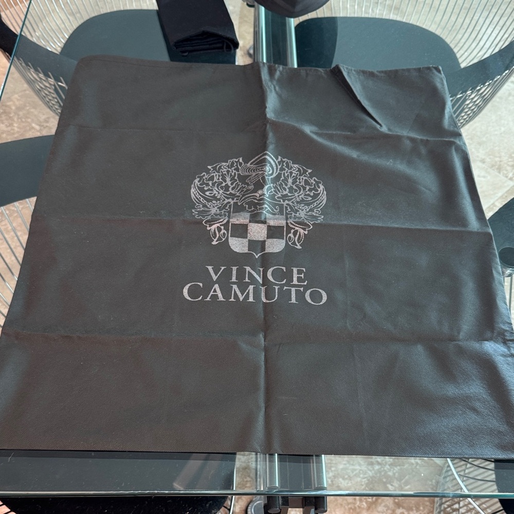 Vince Camuto Black Storage Bag with Emblem